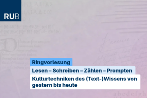 Rinvorlesung Lesen – Schreiben – Zählen – Prompten
